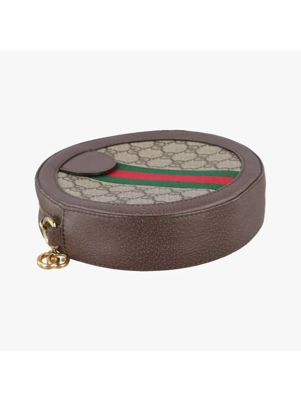 Gucci Ophidia Brown Beige Multi Canvas Leather Shoulder